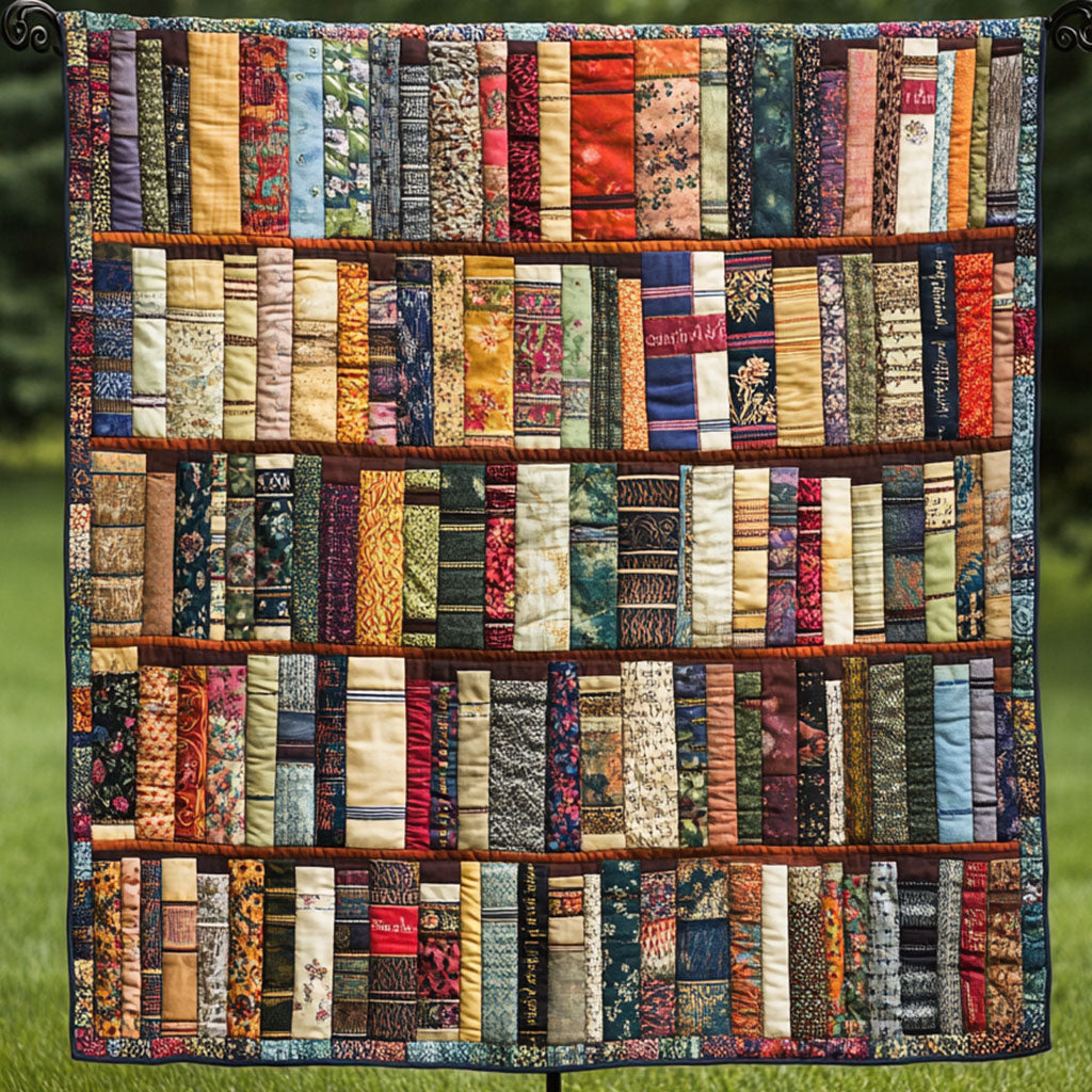 Whispered Stories Quilted Blanket