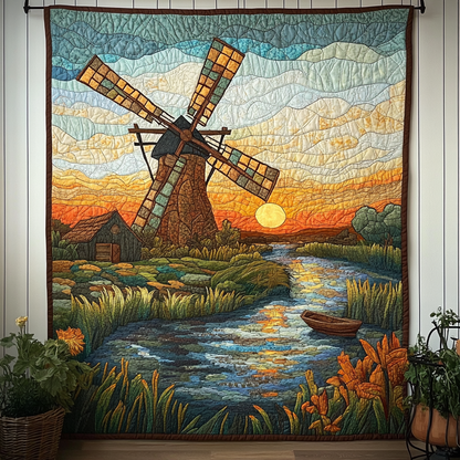 Whispering Fields Quilted Blanket