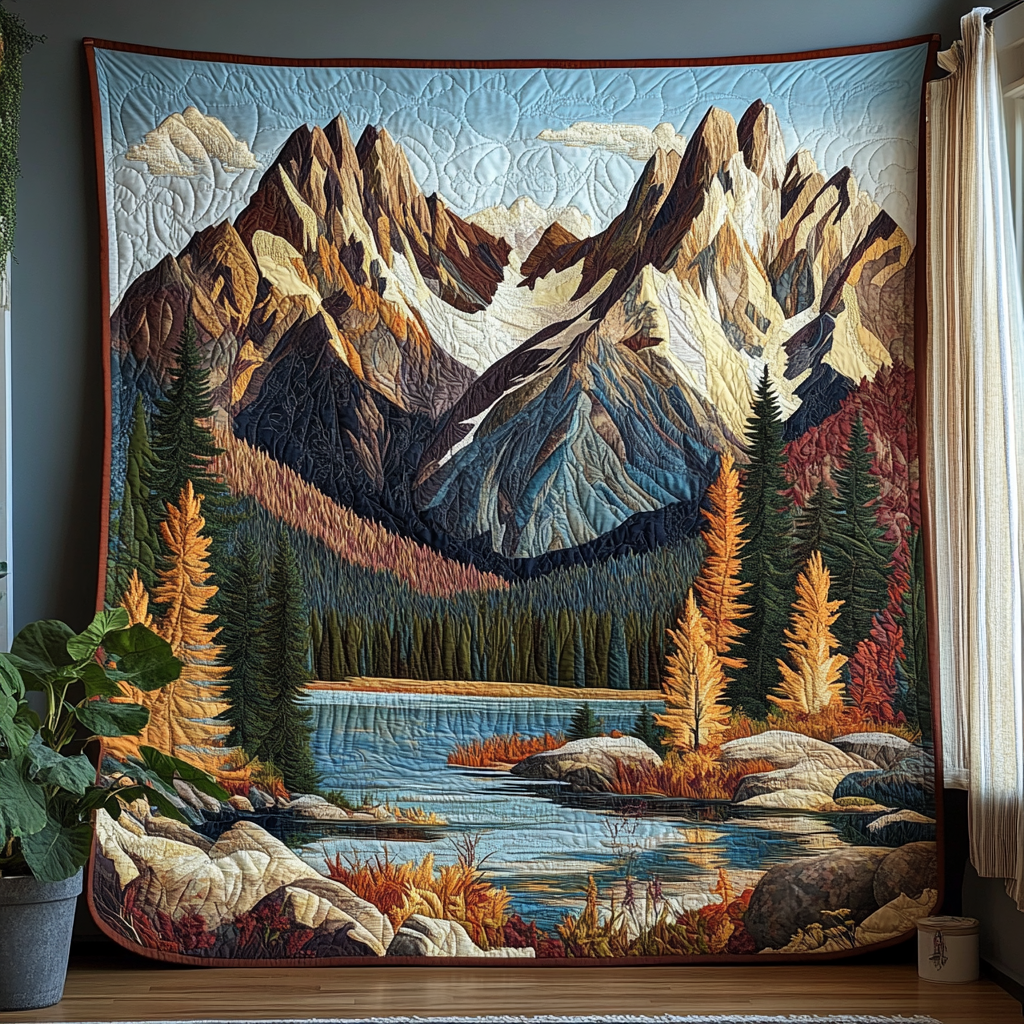 Whispering Grove Quilted Blanket