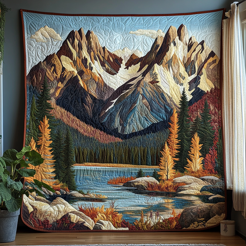 Whispering Grove Quilted Blanket