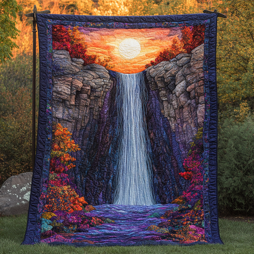 Whispering Waters Quilted Blanket