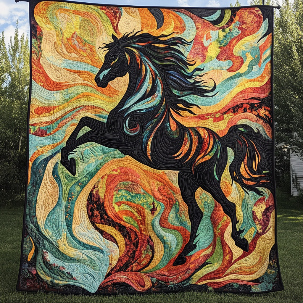 Whispering Winds Quilted Blanket