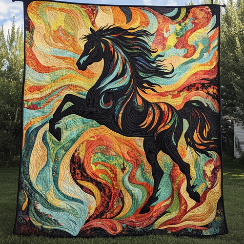 Whispering Winds Quilted Blanket