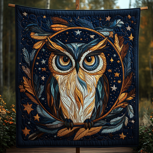 Whispering Wings Quilted Blanket