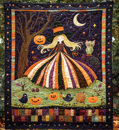 Wicked Whimsy Quilted Blanket