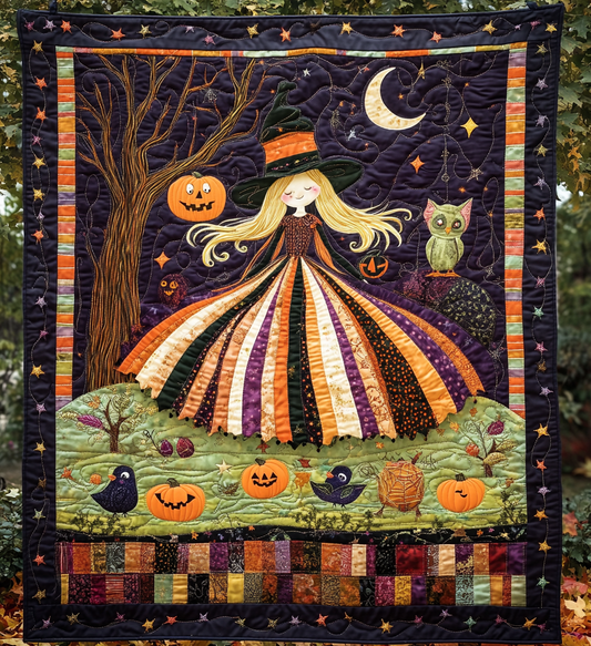 Wicked Whimsy Quilted Blanket