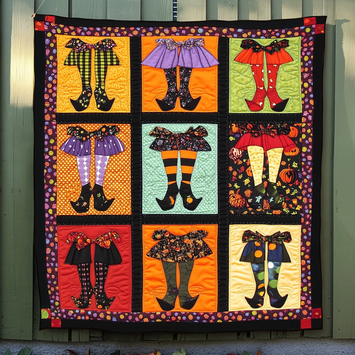 Wickedly Stylish Quilted Blanket