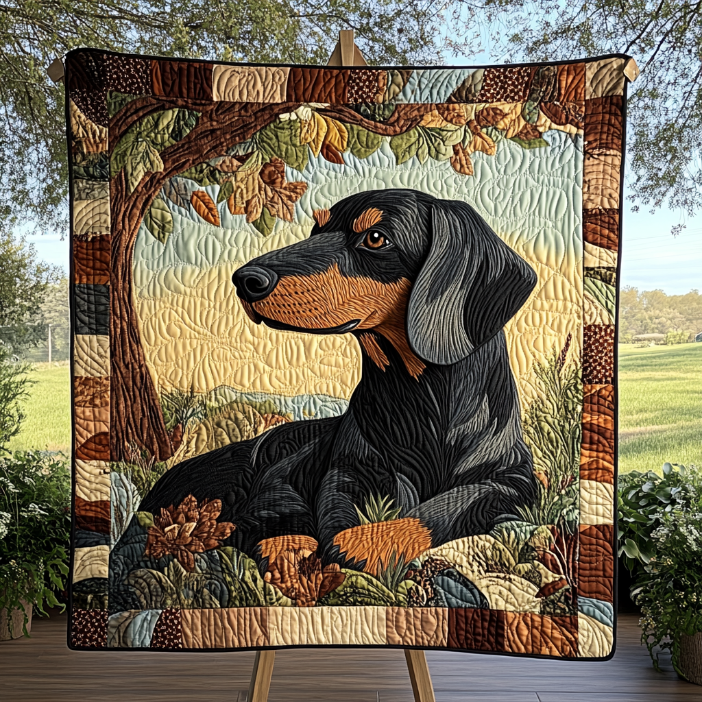 Wiener Wonder Quilted Blanket
