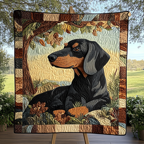 Wiener Wonder Quilted Blanket