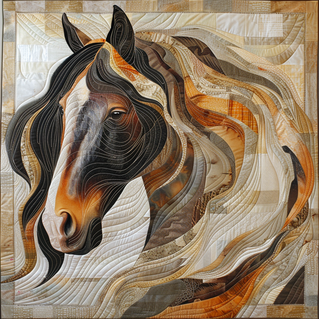Wild Horse Whisper Quilted Blanket