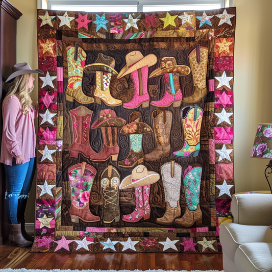 Wild West Comfort Quilted Blanket