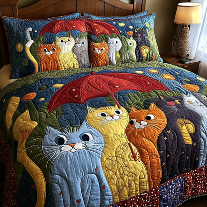 Wild Cat 3-Piece Quilted Bedding Set
