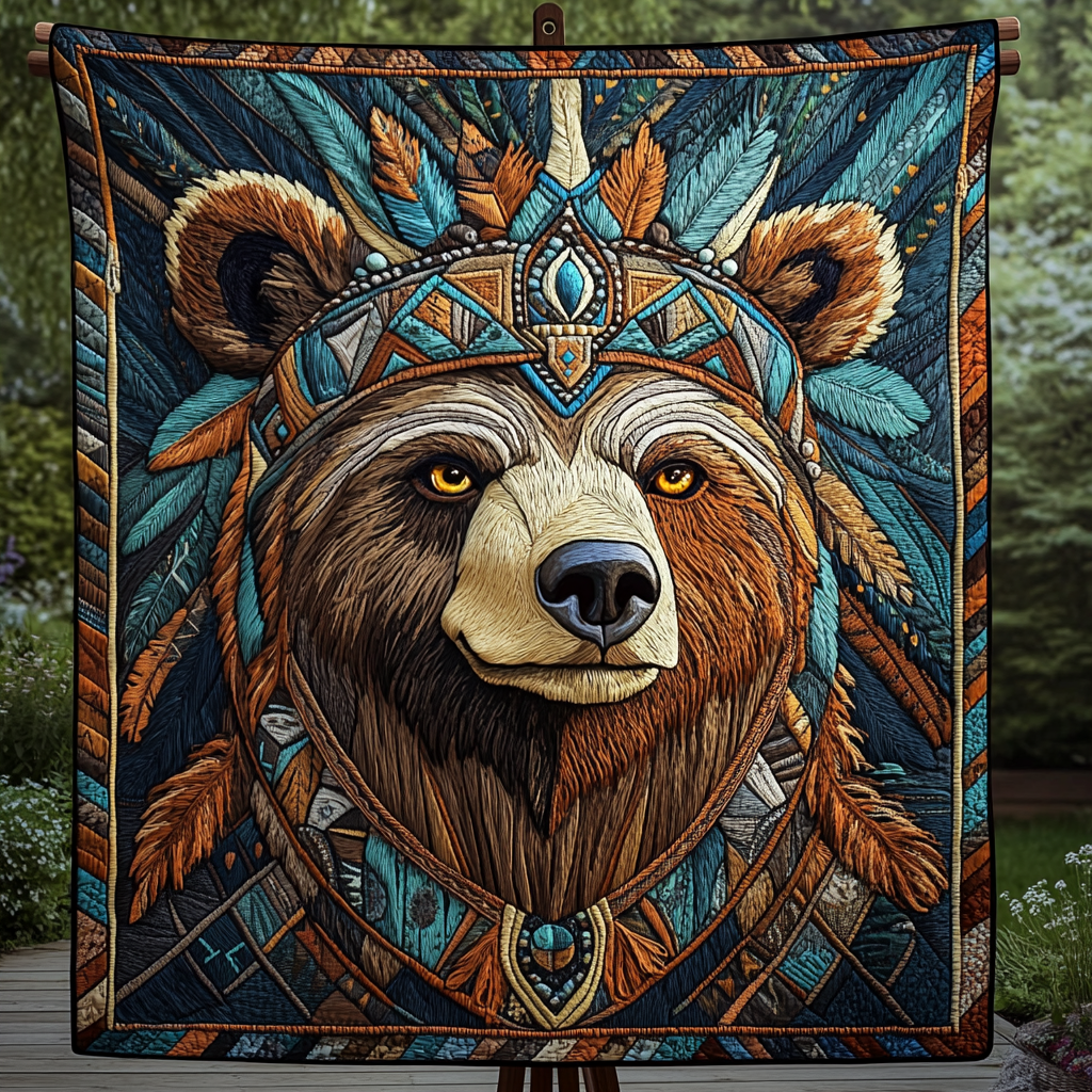 Wild Earth Quilted Blanket