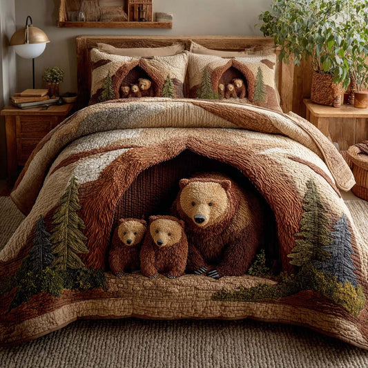 Wild Fang 3-Piece Quilted Bedding Set