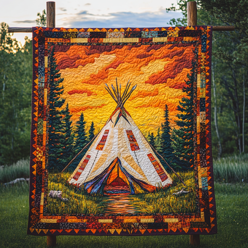 Wild Harmony Quilted Blanket