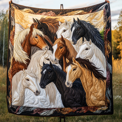 Wild Horizon Quilted Blanket