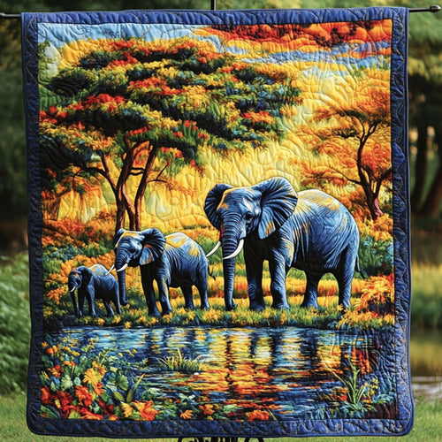 Wild Reflections Quilted Blanket