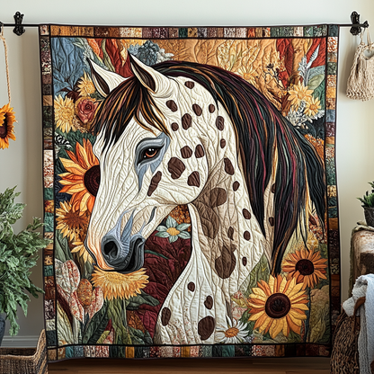 Wild Spirit Quilted Blanket