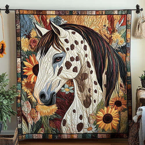 Wild Spirit Quilted Blanket
