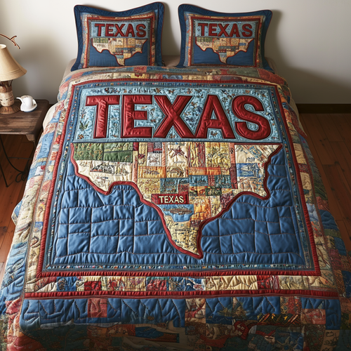 Wild West 3-Piece Quilted Bedding Set