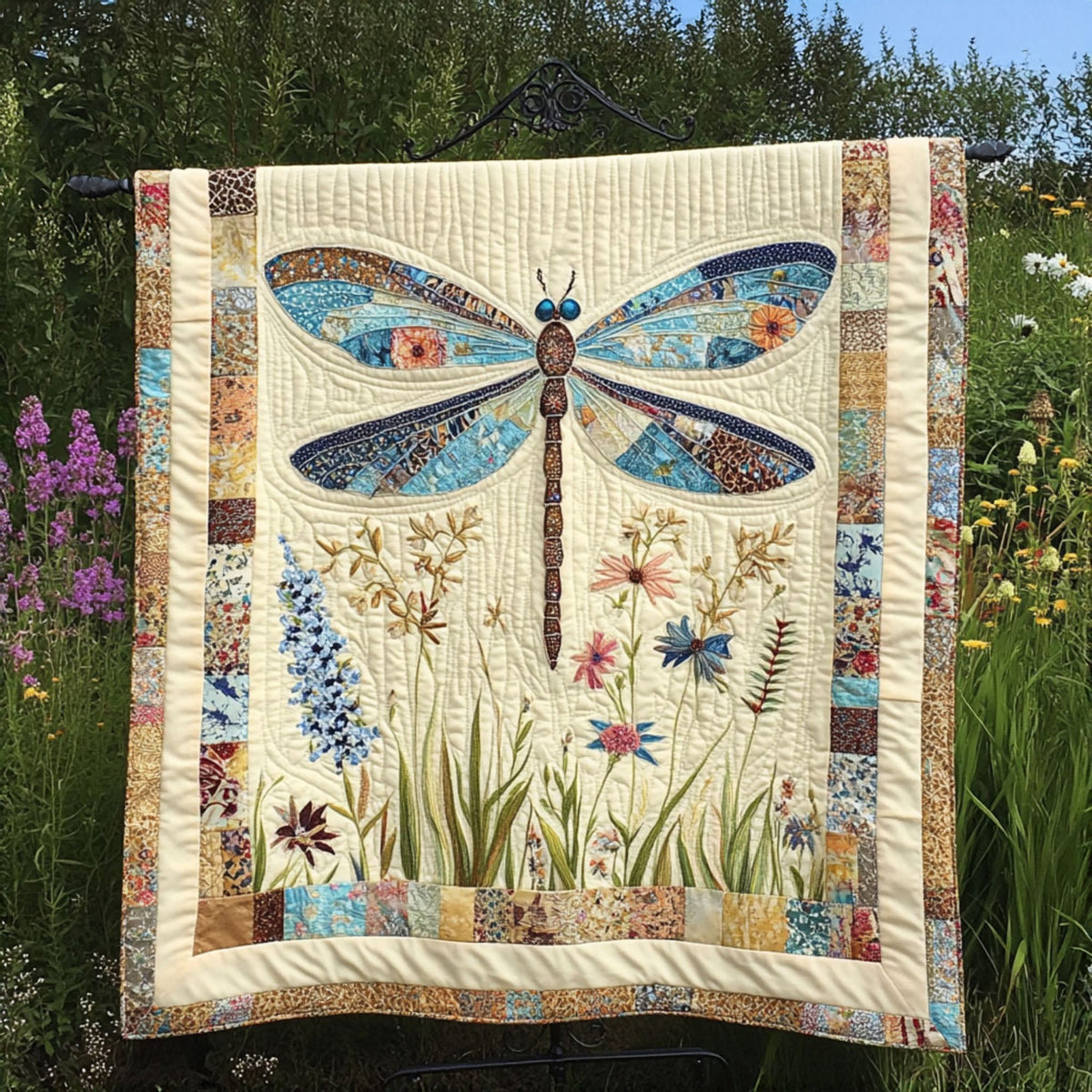 Wild Wings Quilted Blanket
