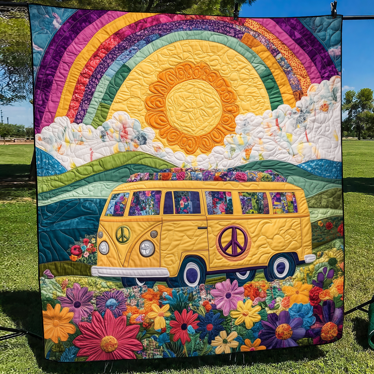 Wild and Free Quilted Blanket