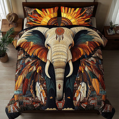 Wilderness Majesty 3-Piece Quilted Bedding Set