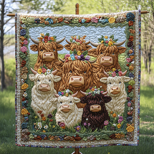 Wildflower Bliss Quilted Blanket