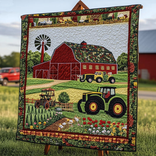 Windmill Meadow Quilted Blanket