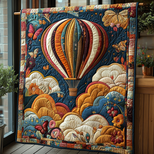 Winds of Freedom Quilted Blanket