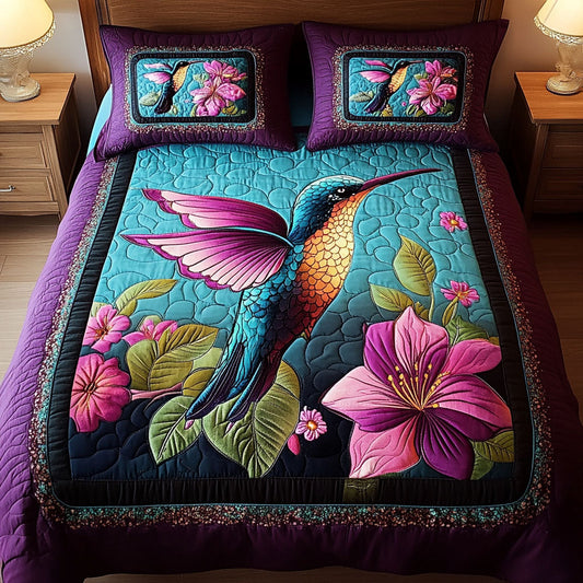 Wings Of Wonder 3-Piece Quilted Bedding Set
