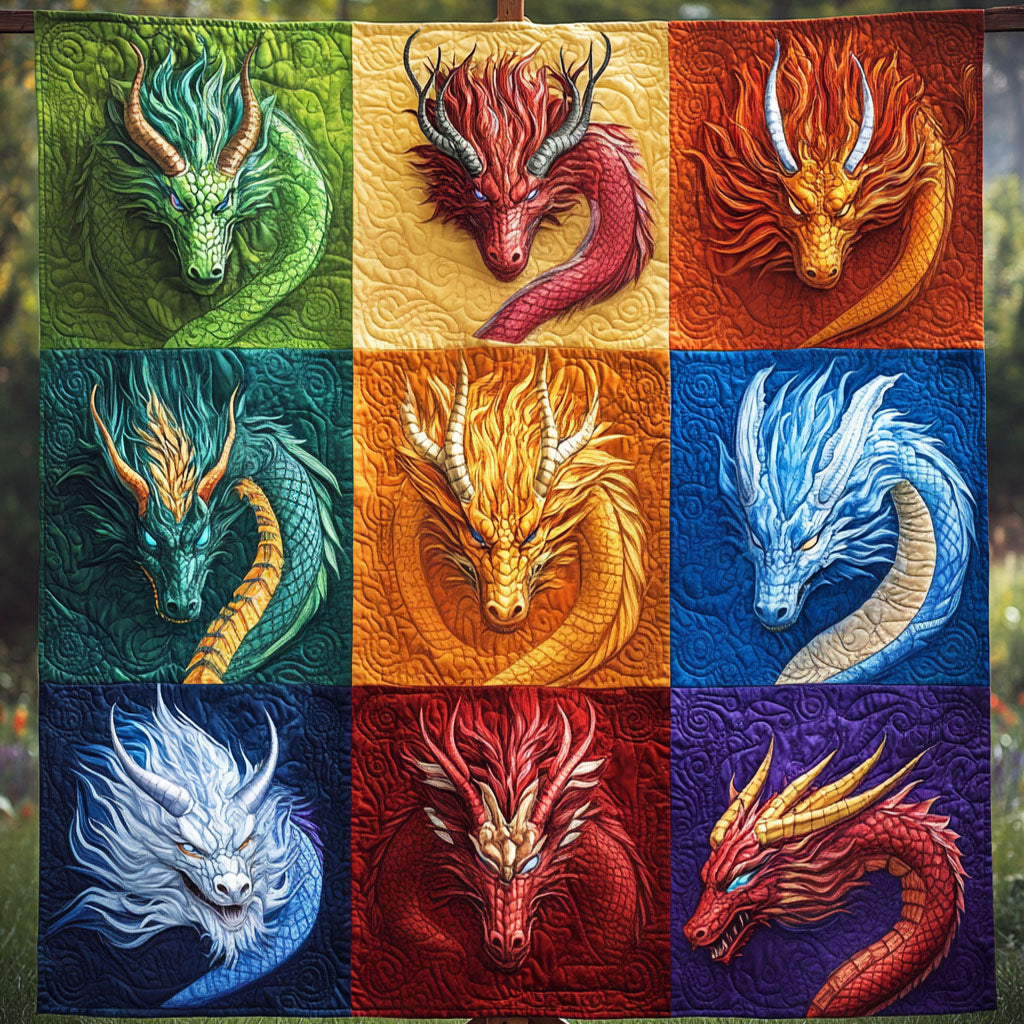 Wings of Fury Quilted Blanket