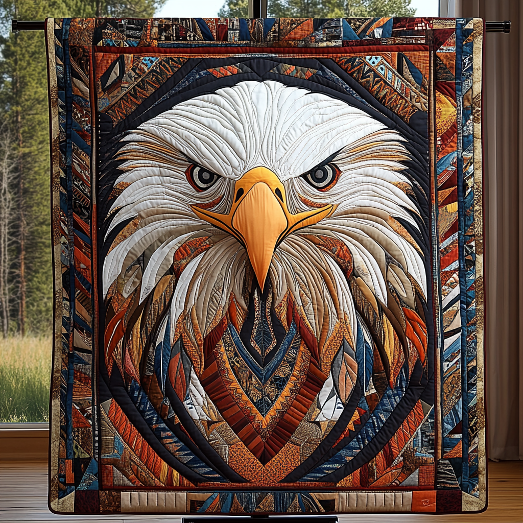 Wings of Honor Quilted Blanket
