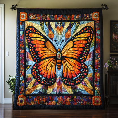 Wings of Joy Quilted Blanket