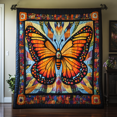 Wings of Joy Quilted Blanket