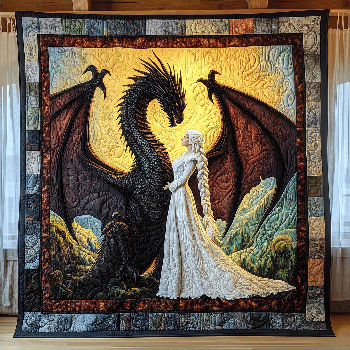 Wings of Valor Quilted Blanket