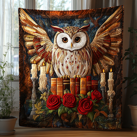 Wings of Wisdom Quilted Blanket