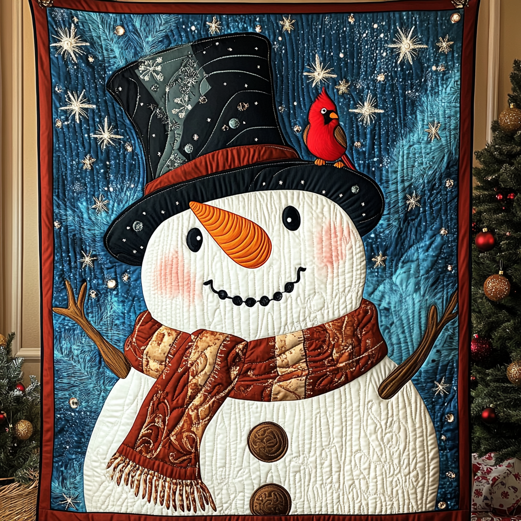 Winter Companions Quilted Blanket