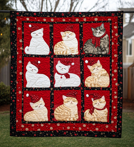 Winter Paws Quilted Blanket