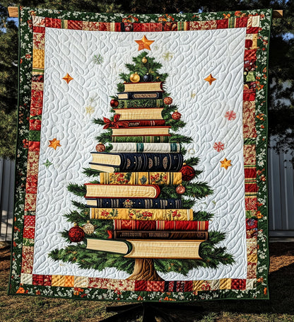 Winter Stories Quilted Blanket