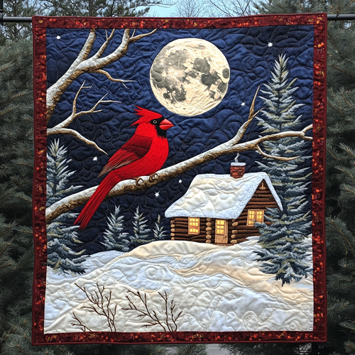 Winter Whisper Quilted Blanket