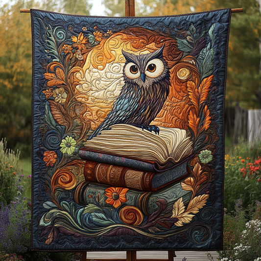 Wise Owl Tales Quilted Blanket