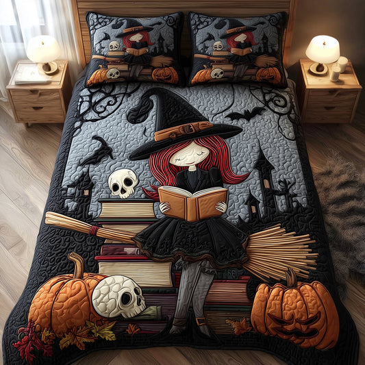 Witch Academia 3-Piece Quilted Bedding Set