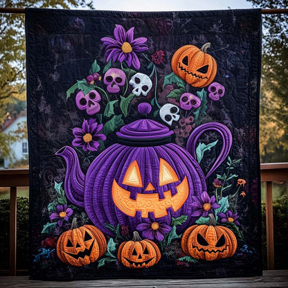 Witch Brew Quilted Blanket