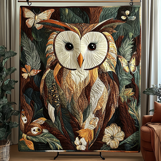 Woodland Charm Quilted Blanket