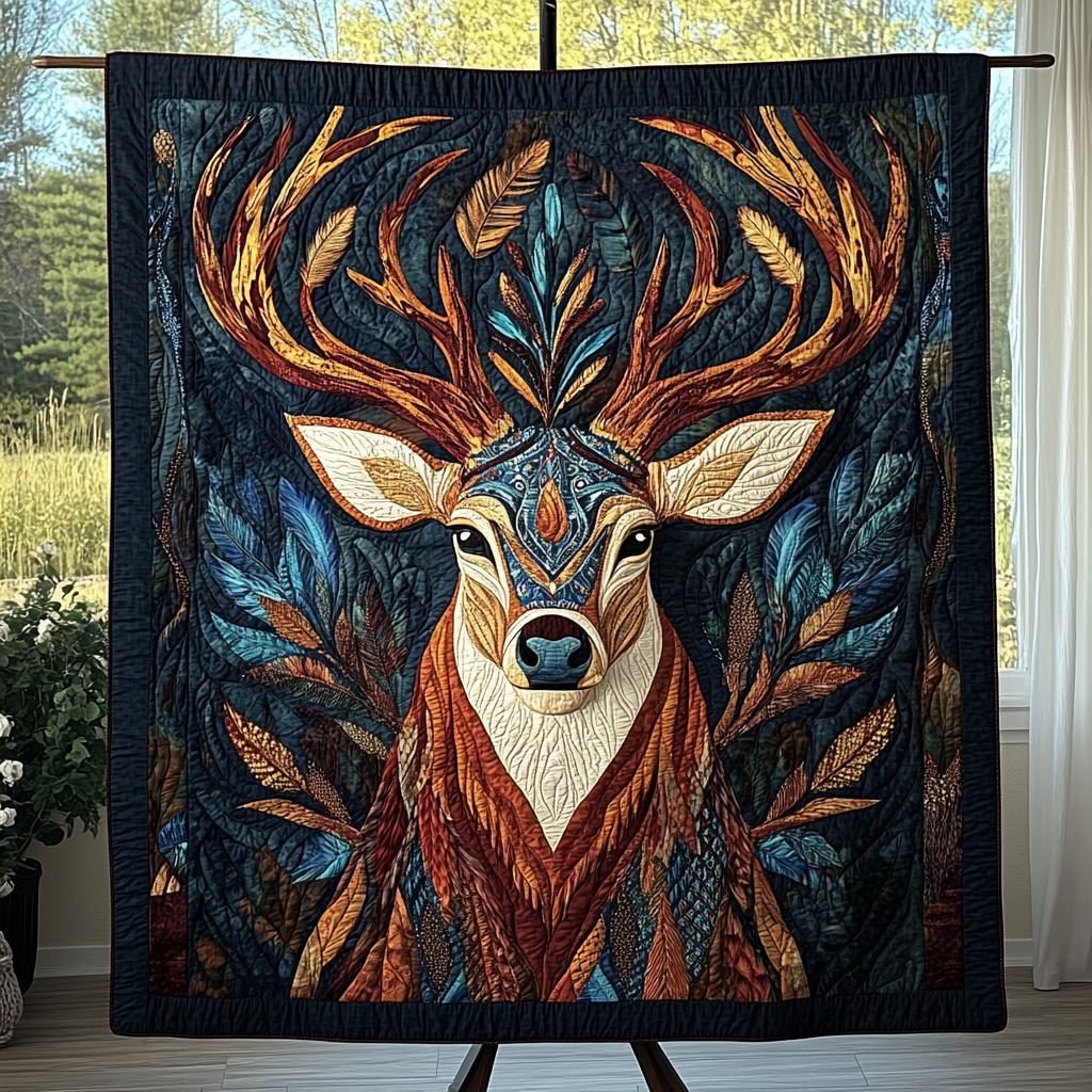 Woodland King Quilted Blanket