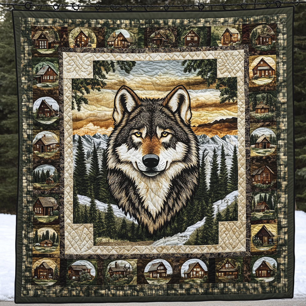 Woodland Protector Quilted Blanket