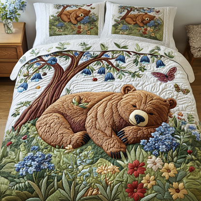 Woodland Rest 3-Piece Quilted Bedding Set