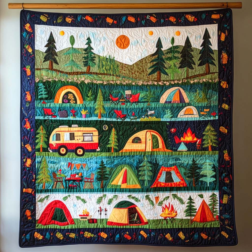 Woodland Retreat Quilted Blanket