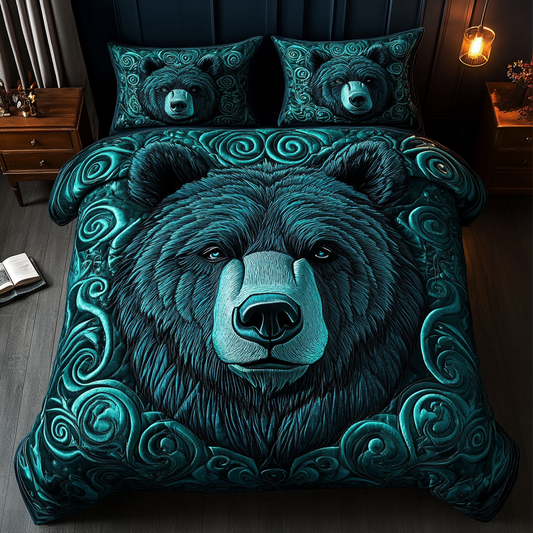 Woodland Wanderer 3-Piece Quilted Bedding Set